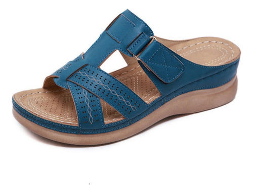 Zapatos De Cuña De Talla Grande Para Mujer: Sandalias Para M