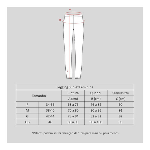 Imagem 6 de 6 de Kit 2 Calças Leggings Heide Ribeiro Basic Suplex Liquidação
