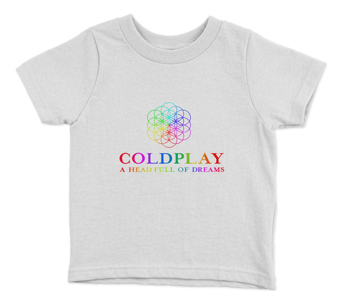 Polera Niños Coldplay Full Dreams Musica 100% Algodón Wiwi