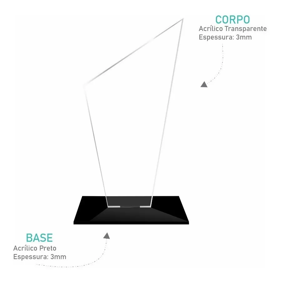 Terceira imagem para pesquisa de trofeu acrilico