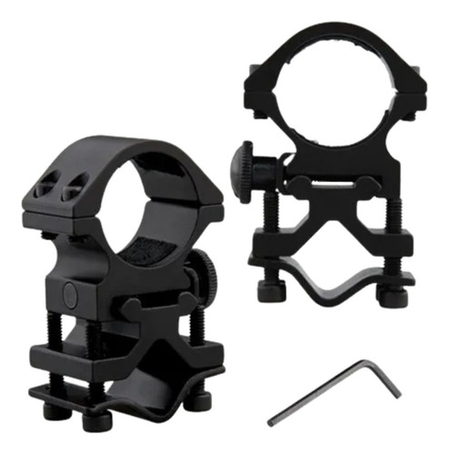 Imagem 6 de 10 de Mount Suporte Trilho Lanterna Para Cano E Trilho De 20mm