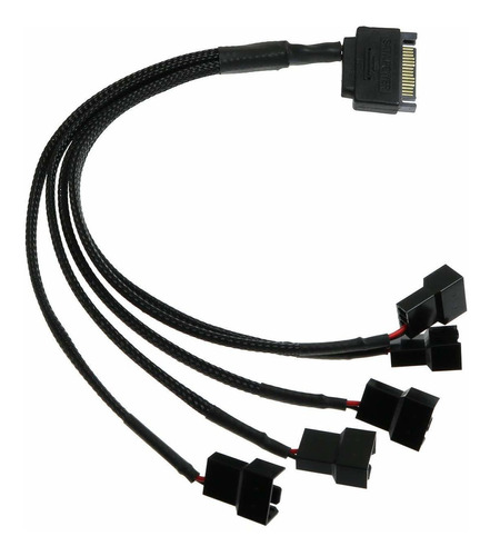 Maxmoral 1-pack Sata 3 4-pin Divisor Pc Extension Cable