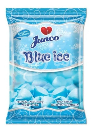 Pacote Bala De Coco - Blue Ice - 400g - Junco - Full