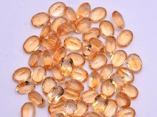 Citrino Gema Faceteada Natural 100 %