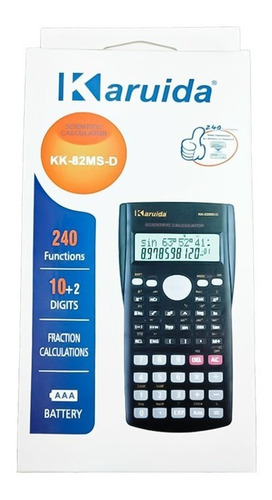 Imagen 4 de 8 de Calculadora Cientifica 12 Digitos 240 Funciones Y Fracciones