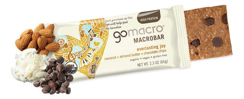 Gomacro Macrobar Barritas Proteicas Veganas Orgánicas + Macr