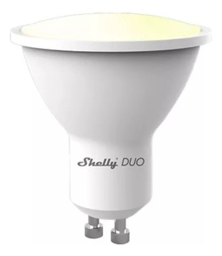 Foco Inteligente Regulable Gu10 Señal Inalambrica Shelly Duo Luz Multicolor