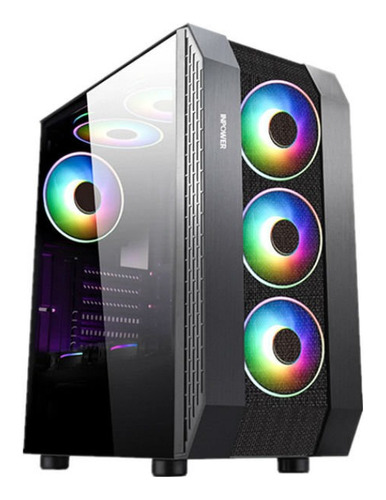 Case Gamer Inpower T1, Atx Tower Con 3 Ventilador Argb Jwk