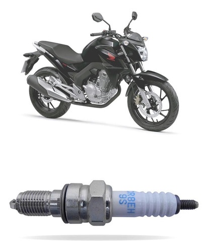 Vela De Ignição Ngk Cr8eh9s Honda Cb Twister Xr Tornado 250