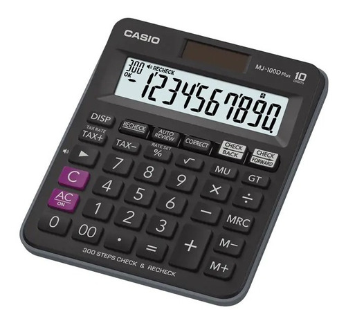 Calculadora Casio De Mesa Mj-100dplus / 10 Digitos