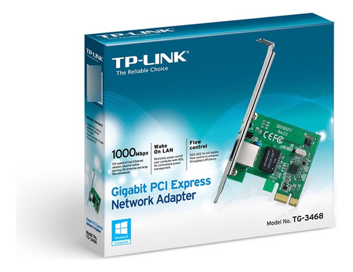 Adaptador Tp-link Pci Express Gigabit - Tg-3468