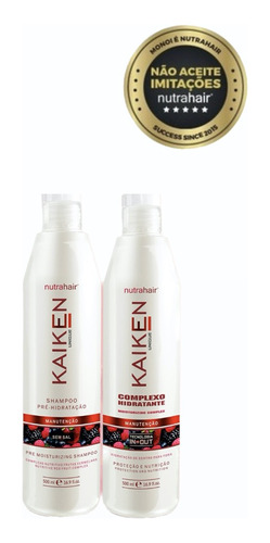 Shampoo + Complexo Hidratante Kaiken 500 Ml.