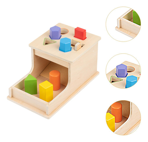 Caja De Permanencia De Objetos De Juguete Para Bebés De 6 A