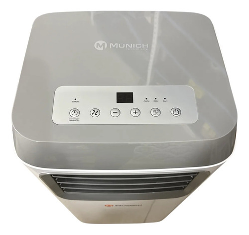 Aire Acondicionado Portátil Munich 12000 Btu Control Remoto Blanco