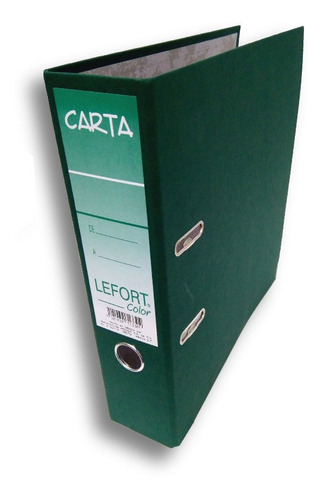 Registrador Carta Color Verde - Lefort 1330 /v