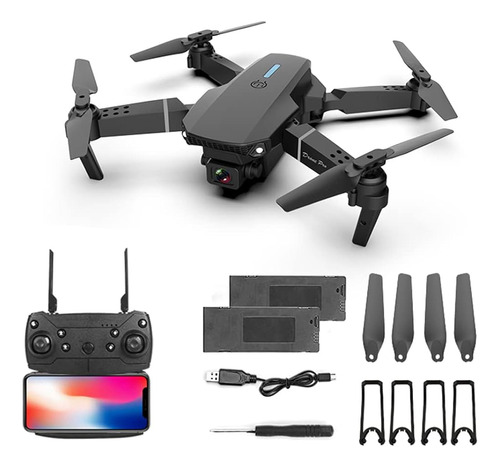 ~? Drone Plegable Con Cámara Dual 4k Para Adultos, Rc Quadco