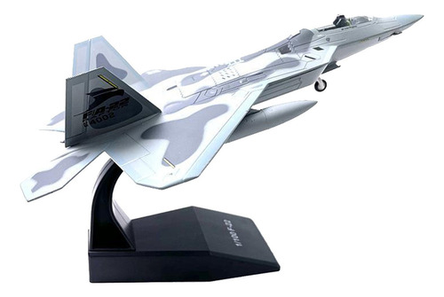 Colección 1/100 Escala Aleación F-22 Avión Raptor Usa