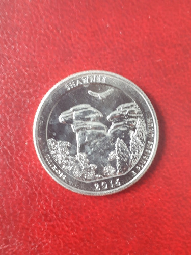 Moneda Eeuu 2016 Cuarto Dolar Shanee S Serie Parques