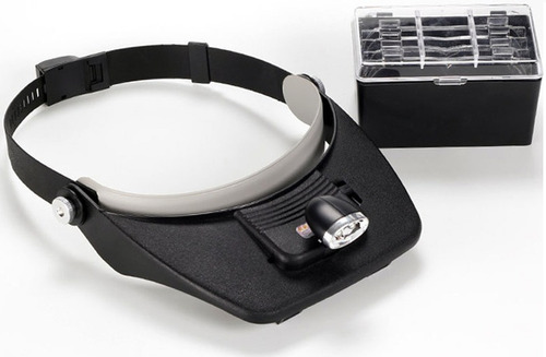 Imagen 6 de 6 de Lentes Lupa Vicera Con Lupa Y Luz Lampara Lupa Con Luz Led