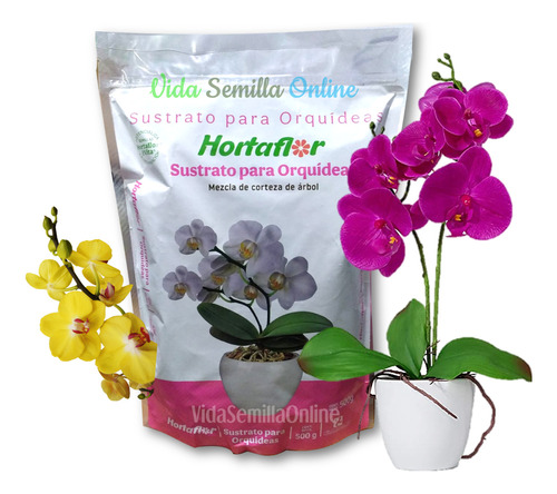 Sustrato Para Orquideas 500g