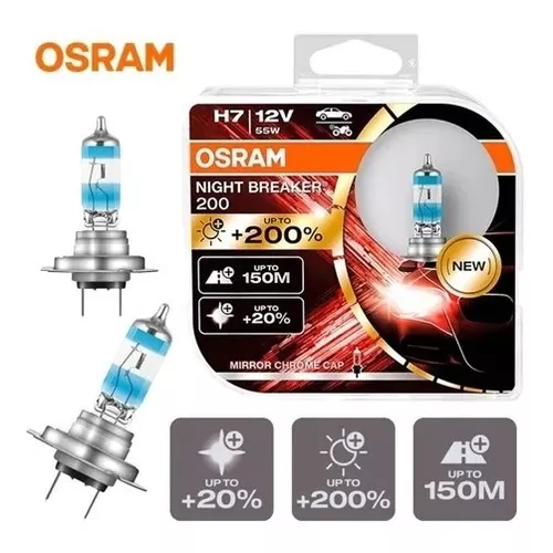 Bombillos Osram H7 Night Breaker