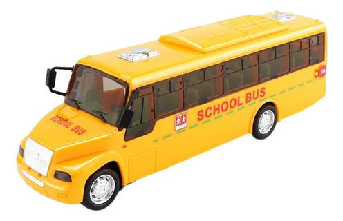 Autobús Escolar Amarillo, Con Sonidos Y Luces, 19 Cm X 4,5 C