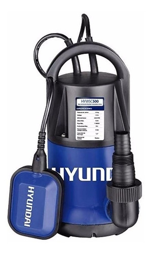Bomba Sumergible Hyundai Agua Sucia Pozo Negro 1 Hp - Tyt