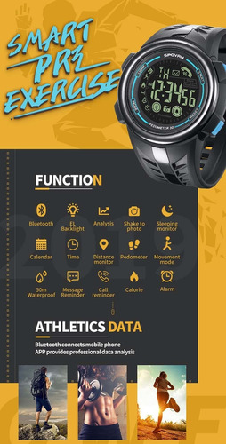 Reloj Smart Spovan Pr3 Sport Use.