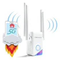 Comprar Repetidor Router Wifi Extensor De Señal 1200 Mbps 4 Antenas