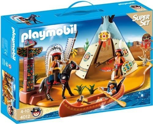 Playmobil 4012 Super Campamento Indio  Intek Bunny Toys