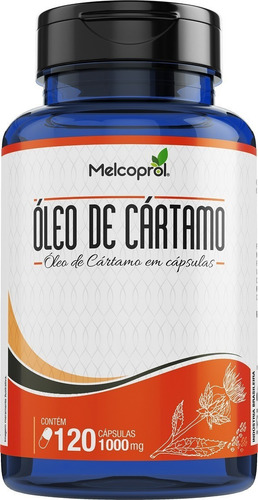 Imagem 2 de 2 de 3un Óleo De Cártamo 1000mg 120cáps Original Melcoprol