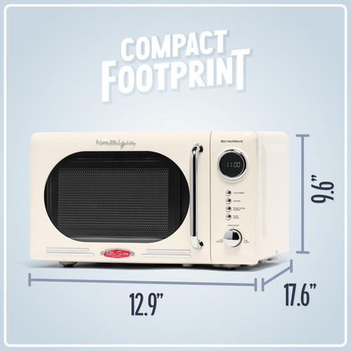 Horno Microondas Nostalgia Retro Compact 0.7 Pies Cúbicos 70