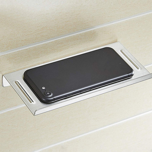 Soporte Para Teléfono Pequeño De Acero Inoxidable Para Baño,