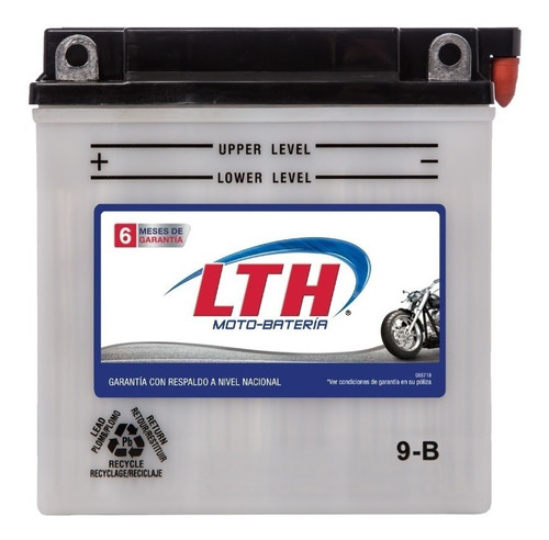 Batería Moto Lth Italika Xt110rt Ii 110cc - 9-b