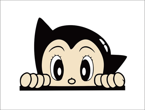 Sticker De Vinilo Adhesivo Full Color Anime Astro Boy 15cms