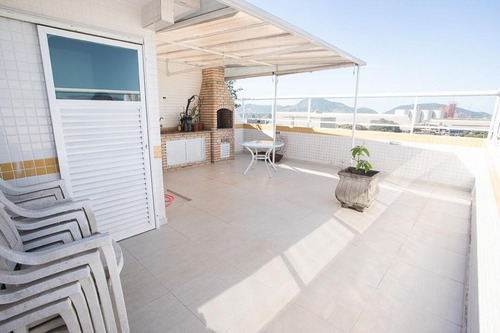Cobertura Com 2 Dormitórios À Venda, 130 M² Por R$ 595.000,00 - Ponta Da Praia - Santos/sp - Co0042