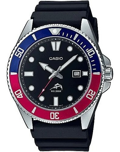 Reloj Casio Marlin Buzo Caball Bicolor Analog Mod Mdv-106b-1