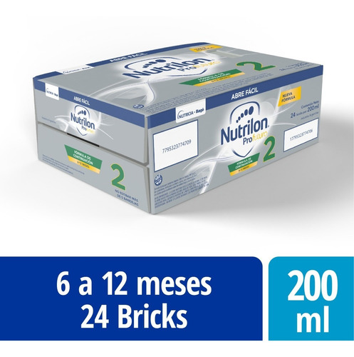 Imagen 3 de 6 de Leche Nutrilon Profutura 2 X 2 Packs 24 Bricks 200ml 6 A 12m
