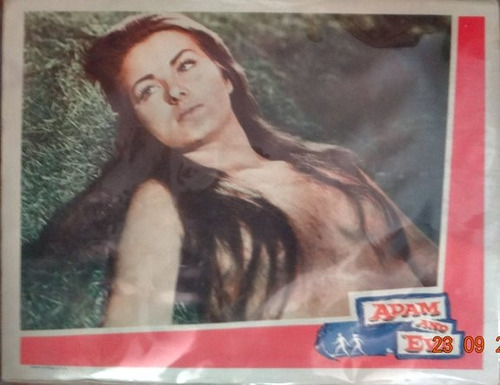 2 Afiches O Lobby Card De Christiane Martell Adan Y Eva 1956