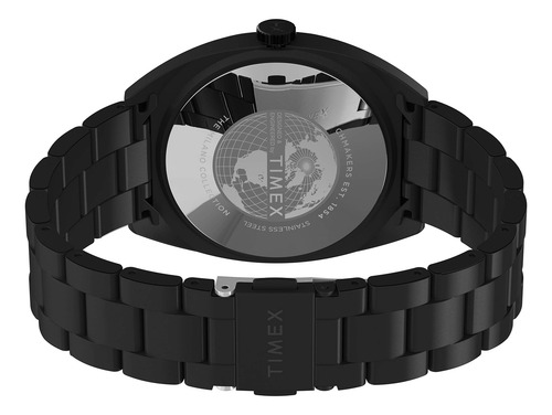 Reloj Timex Milano Xl 38 Mm Para Hombre Negro Con Tono Oro R