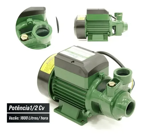 Bomba Periférica Eco Bombas 0.5hp Monofásica Ferro Fundido Acquapump