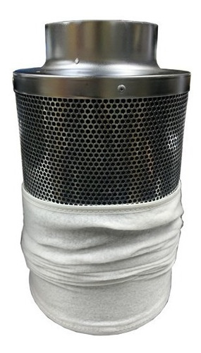 Filtro De Olor Carbon Activo (5 ) 125mm X 300mm Metalico