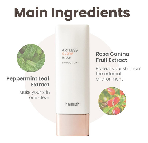 Heimish Artless Glow Base Spf 50+ Pa+++ 1.4fl.oz/1.4 Fl Oz