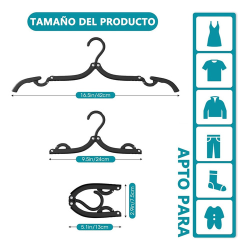15 Perchas De Viaje, Perchas De Viaje Portátiles Y Plegables