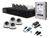 Comprar Kit  8 Camaras + Dvr +discoduro+ Accesorios Cctv Jovision
