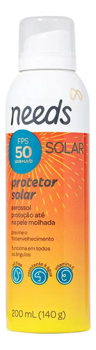 Protetor Solar Corporal Needs Solar Fps 50 Aerossol