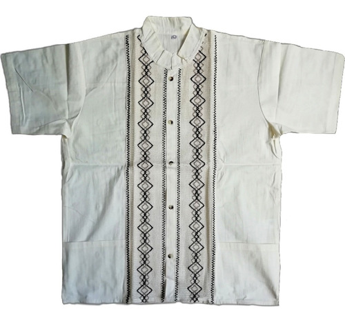 Lote 13 Camisas Guayabera Bordada Artesanal Manta Mexicana