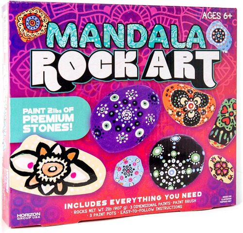 Mandala Pinta Tu Propio Arte De Rock Por Horizon Group Usa