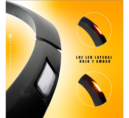 Juego Cantoneras Compatible Ranger 2023+ Led Roja Y Ambar