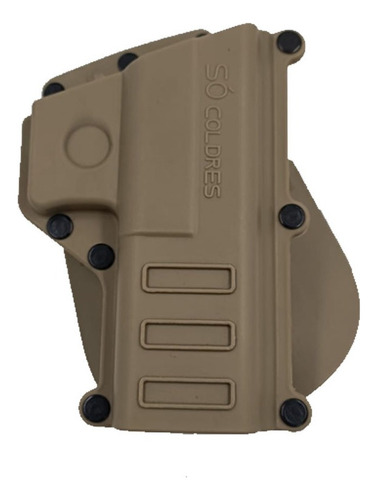 Coldre Glock Pistola G17/19/21/25 Destro Tan Sc101d-tan